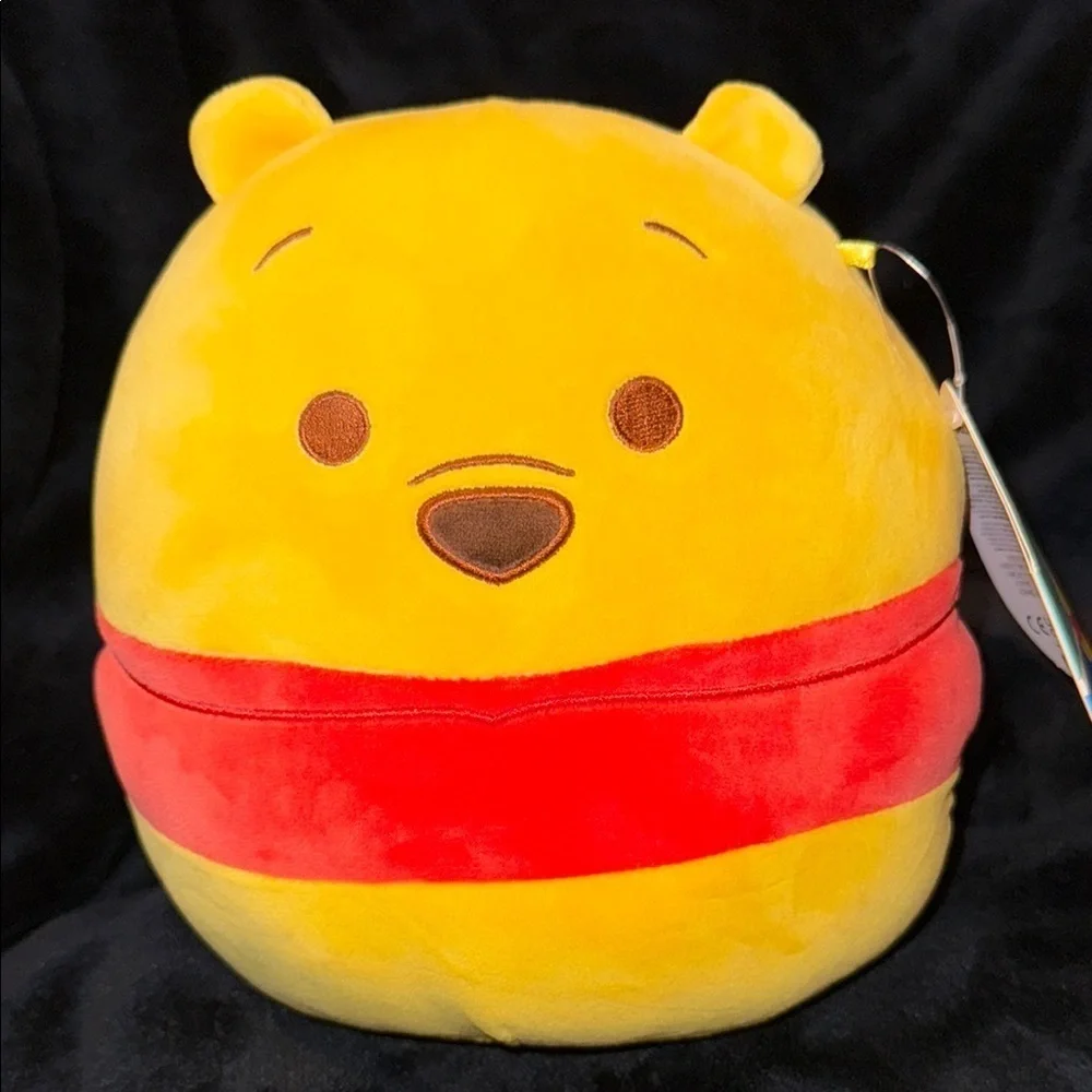 Disney Winnie the Pooh Yellow and Red Stuffed Animal